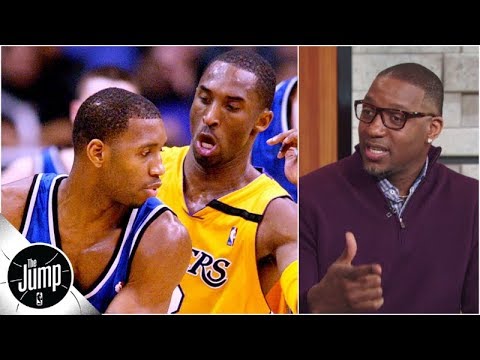 Video: Tracy McGrady reacts to finally seeing video of Kobe Bryant elbowing him | The Jump: OT
