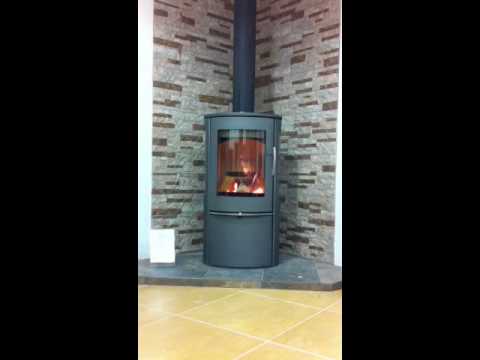 Lotus woodburning stove in Showroom