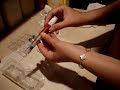 Giving myself a Gonal-F shot Giving myself a Gonal-F shot