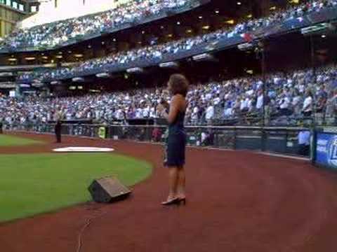 Genevieve - National Anthem at Arizona Diamondbacks