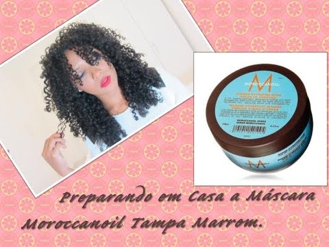 Como preprarar a Máscara Moroccanoil Tampa Marrom em casa!