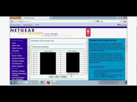 how to know router mac address