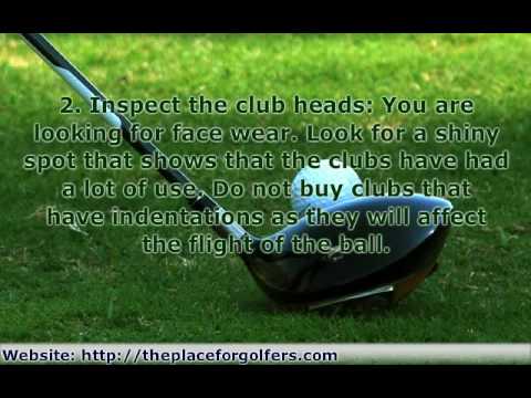 Thing To Check Before Buying Second Hand Golf Clubs