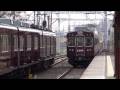 さよなら阪急嵐山線2300系 松尾駅交換 【HD対応】