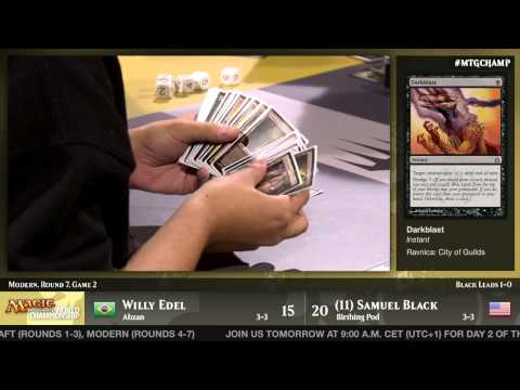 World Championship 2014 Round 7 (Modern): Willy Edel vs. Sam Black