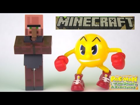 Minecraft Villager and Pac-Man Figures!