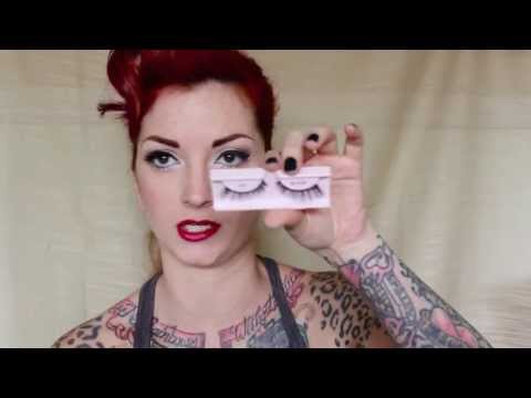cherry dollface - Here it is! My most detailed video on how to apply, store, and maintain fake eyelashes! Intro and Outro song: Red Headed Woman by Deke Dickerson XOXO Cherry Dollface http://www.CherryDollface.com...