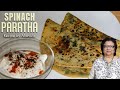 Spinach Paratha Recipe by Manjula, Indian Vegetarian Cuisine