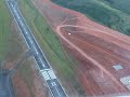 Tow plane landing, shooted by Cris on soaring plane, Varginha, Brazil