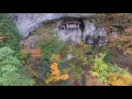 三徳山三佛寺投入堂 4K 空撮 三徳山