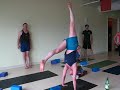 Desiree Rumbaugh www.desireerumbaugh.com is teaching advanced level Anusara students at OMtime www.omtime.com in Denver.   Desirée has been a student of Yoga since 1987 and has a strong foundation in Iyengar Yoga. Since 1993, she has been fortunate to study extensively with John Friend and was among the first teachers to be certified in Anusara Yoga, a uniquely integrated approach in which the art of inner body awareness powerfully blends with the science of biomechanics.
