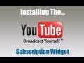 Youtube Subscription Widget