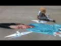 3D Street Painting \"3 Cranes\" by Tracy Lee Stum 3D Street Painting \"3 Cranes\" by Tracy Lee Stum