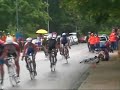 Radrennen in Ladenburg-sturz