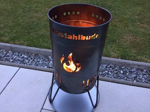 Vorstellung: DIE Stahlbude Feuerkorb (mit Grillrost und Dutch Oven Halter)