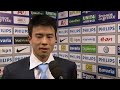 Sun Xiang Post-Match interview