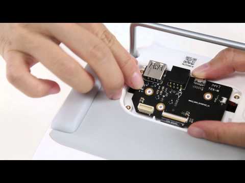 Phantom 3 Tutorials- How to install HDMI output module on Phantom 3 remote controller