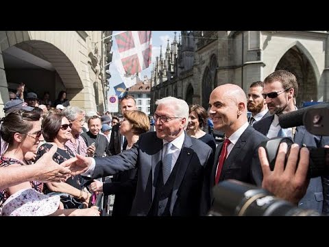 Staatsbesuch bei Freunden: Deutscher Bundesprsident Steinmeier in der Schweiz