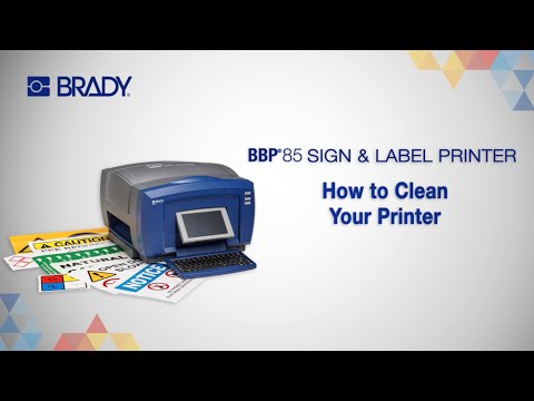Video 'Brady BBP85 reinigen' in neuem Fenster öffnen