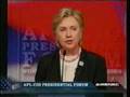 MSNBC DEBATE AUGUST 7, 2007 HILLARY CLINTON - uncensored 