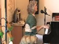 Sue Keller piano &amp; cat play Laura Nyro's Map to the Treasure