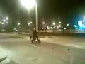 Two person wheely on yamaha 450YFZ