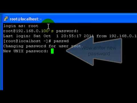 how to change password in linux