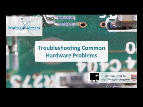 how to troubleshoot hardware problems of a computer
