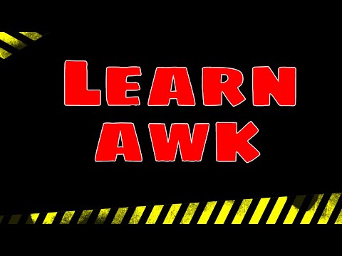 how to awk in linux