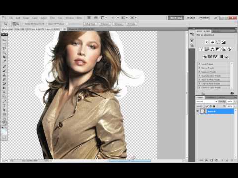 how to isolate image in photoshop cs5