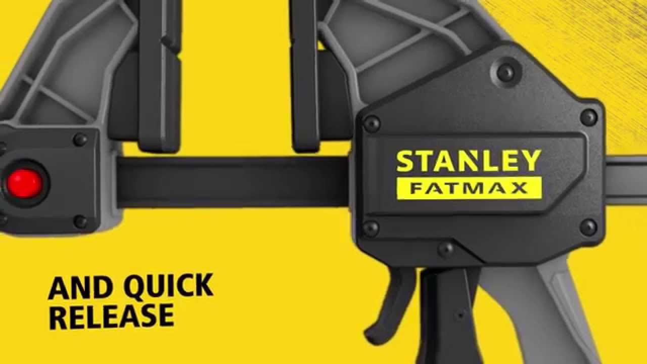 productvideo Stanley FATMAX Eenhands lijmklem L - 300mm