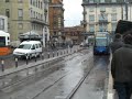 *** English text below ***Secondo giorno di esercizio del tram TransLohr patavino.Partenza dal capolinea provvisorio 
