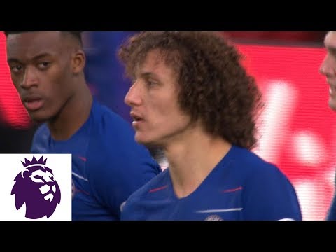 Video: David Luiz scores Chelsea's fifth goal of the day against Huddersfield | Premier League | NBC Sports