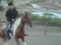 Galloping Bareback up a huge hill