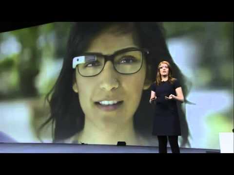Amazing Google Glasses Demonstration by Sergey Brin