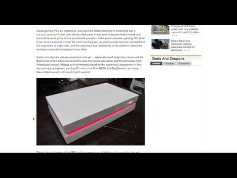 Steam machine prototype revealed. New horizon for Gaming