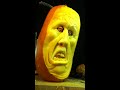 Pumpkin with animatronic eyes