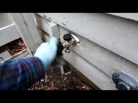 how to repair outdoor faucet