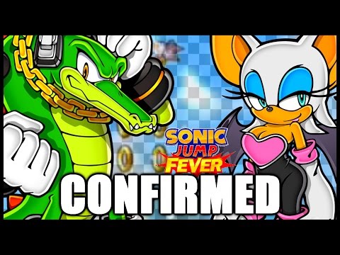 Sonic Jump Fever - Vector and Rouge Confirmed!