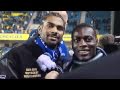 Millwall fans hail new heavyweight champion David Haye