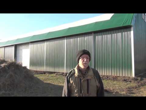 38' x 112' Equipment Storage Fabric Structure | North Russell Organics