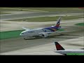 Delta Air Lines Boeing 777-200 departs San Francisco (SFO)