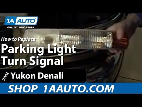 How To Install Replace Parking Light Turn Signal GMC Sierra 99-06 1AAuto.com