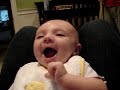Lillian being cute and smiling