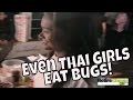 Thai Culture - Even Thai Girls Eat Bugs