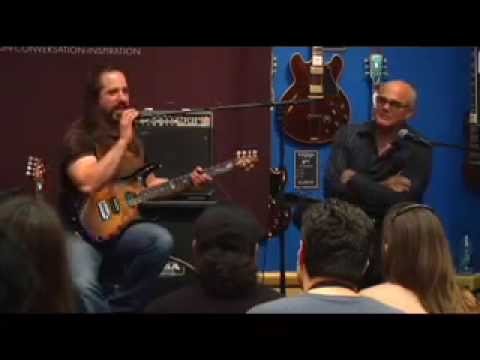 Petrucci - John shows off his secret sweep picking technique. Part 3 of 5 Dream Theater guitarist, producer and lyricist John Petrucci shares his insight, experience, a...