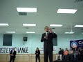 Senator Obama speaks about Americas security.