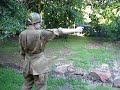 Casual firing of the M1911A1 pistol of WWII