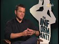 VIP Access: Face to Face - THE INFORMANT Matt Damon