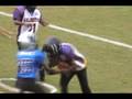 AFA WARRIOR RB RUNS OVER DEFENDER